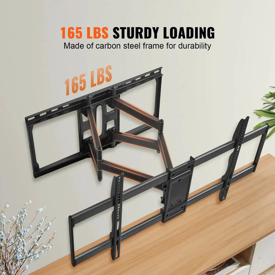 Full Motion TV Wall Mount For 26 To 90 Inch TVs