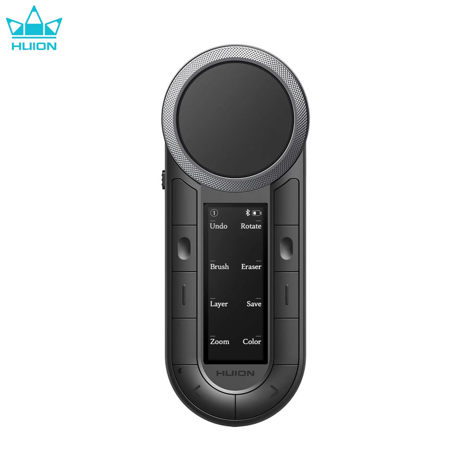 Huion Keydial Remote Wireless Keyboard with Dual Dials, Bluetooth