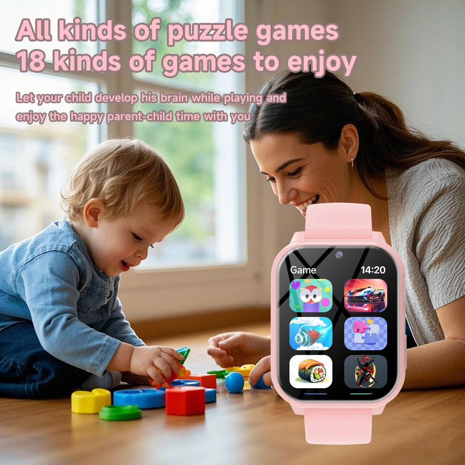 Kids Smartwatch with HD Camera, Flashlight, Sleep Monitoring and Games