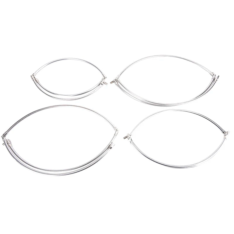 Gmarty Stainless Steel Folding Fishing Net Head - Compact and Durable