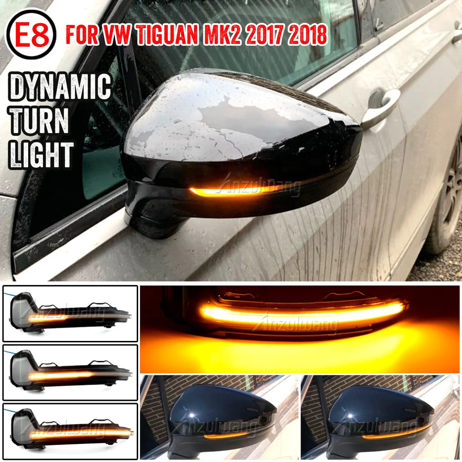 Dinamiskie LED pagrieziena signāla spuldzes VW Tiguan MK2 Touareg MK3