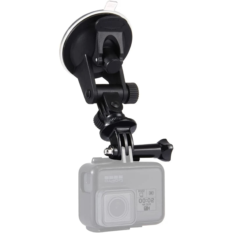 Suction Cup Camera Car Mount for GoPro, DJI Osmo &amp; Smartphones