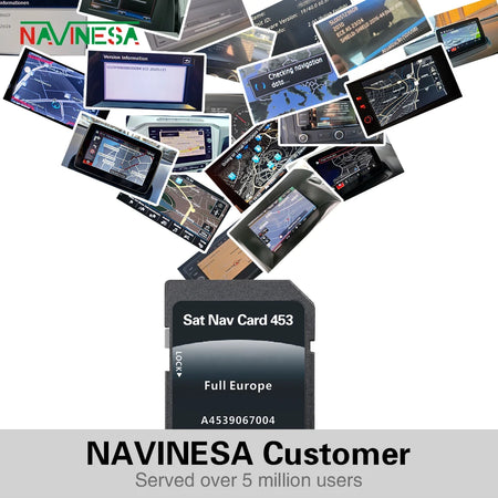 A4539067004 16GB SD Card For Smart 453 &ndash; Europe Maps