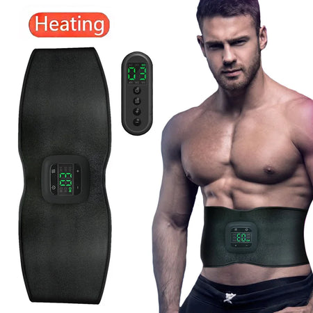Brangdy Electric Abdominal Toning Belt with Heating &amp; EMS Massage
