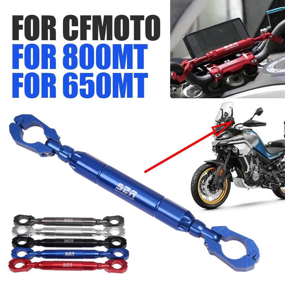 CFMOTO 800MT Balance Bar Crossbar, Adjustable Aluminum Alloy Handlebar Support for 22-25mm Clamps