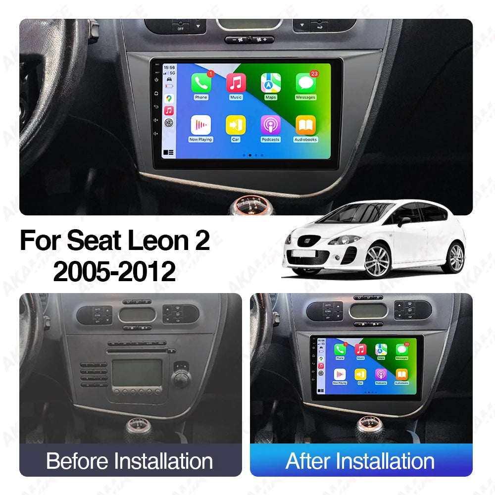 9Inch Car Radio For Seat Leon MK2 2005-2012 - CarPlay