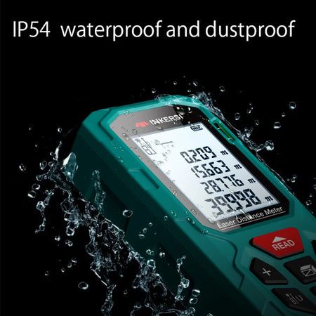 INKERSI High Precision Laser Distance Meter - 40M/70M/120M Measurement Tools
