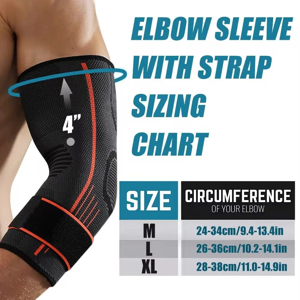 Elbow Compression Sleeve Support Brace for Arthritis and Sports