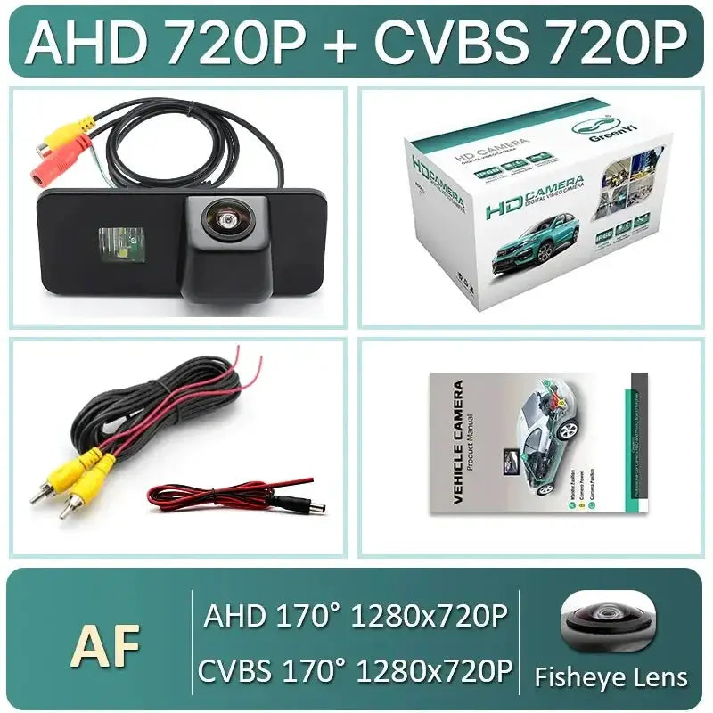 AHD Rear View Camera With Guidelines For VW Skoda Golf Jetta by InterCyprus Trading Ltd