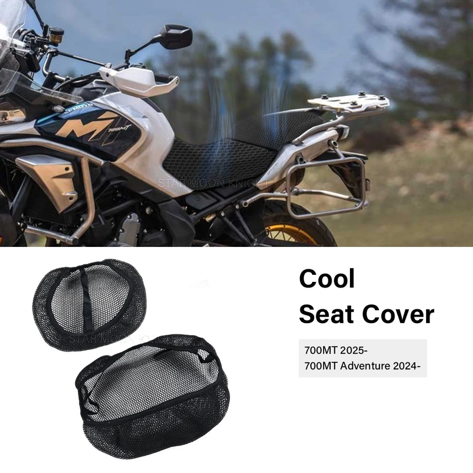 CFMOTO 700MT Dobrodružný polštář sedadla, 3D síťovina prodyšný potah pro pohodlnou jízdu, snadná montáž