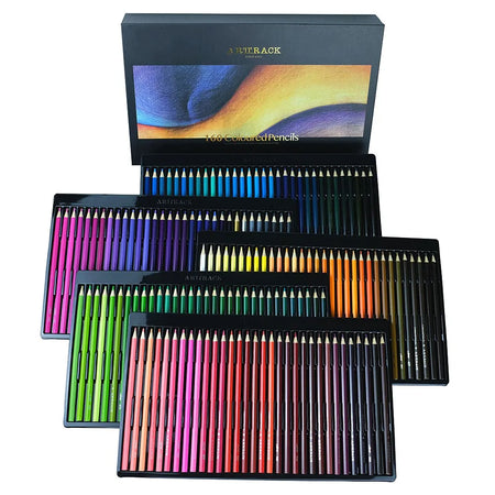 ARJTRACK Professional Oil Wood Soft Watercolor Pencils 160 colors