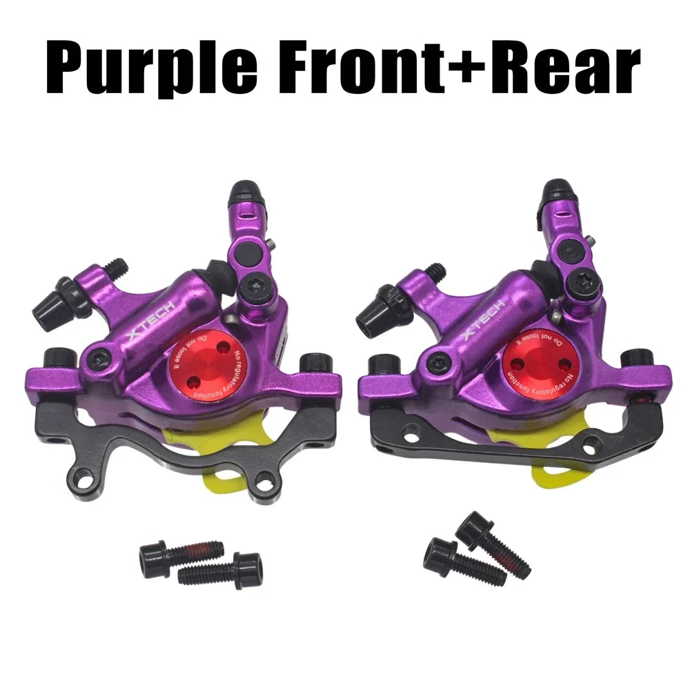 ZOOM HB100 Hydraulic Disc Brake Calipers &ndash; High Performance MTB Braking Purple A Pair