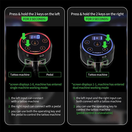 Tattoo Pen Power Supply &ndash; Digital LCD Touch Screen Control