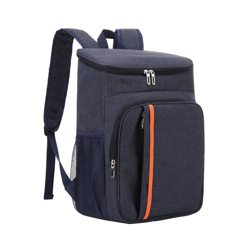 18L Large Capacity Lunch Backpack &ndash; Leak Proof Insulated Bag Navy blue