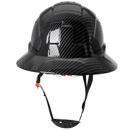 AQM0252 Carbon Fiber Brim Safety Cap &ndash; Built-In Goggles