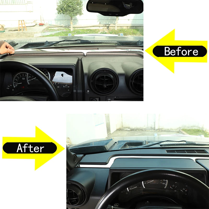 Rostfritt stål silver panel spårlist Hummer H2 2003 2007