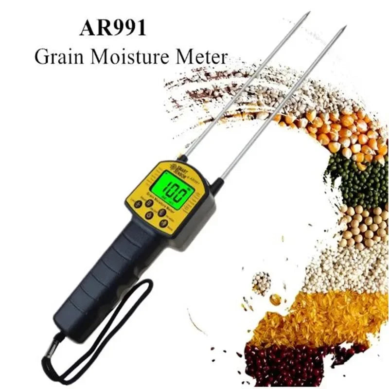 AR991 Digital Moisture Meter &ndash; LCD Backlight Display