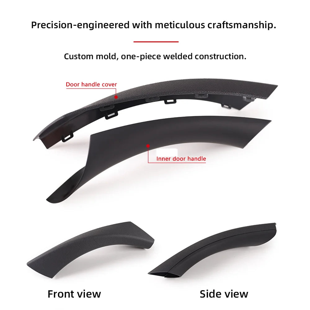 LHD RHD Easy Installation Black Beige Left Right Inner Door Handle Cover For BMW 3 Series E90 E91 E92 2004-2013 by InterCyprus Trading Ltd