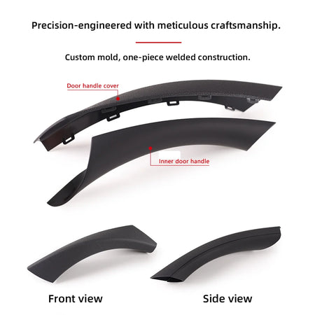 LHD RHD Easy Installation Black Beige Left Right Inner Door Handle Cover For BMW 3 Series E90 E91 E92 2004-2013 by InterCyprus Trading Ltd