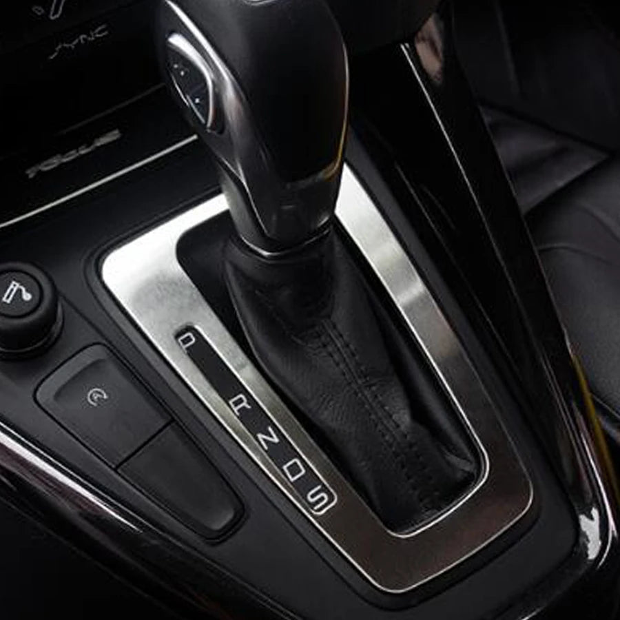 Copertura per Pannello di Trim della Manopola del Cambio per Ford Focus MK3 Aggiornamento Interno in Acciaio Inossidabile Premium