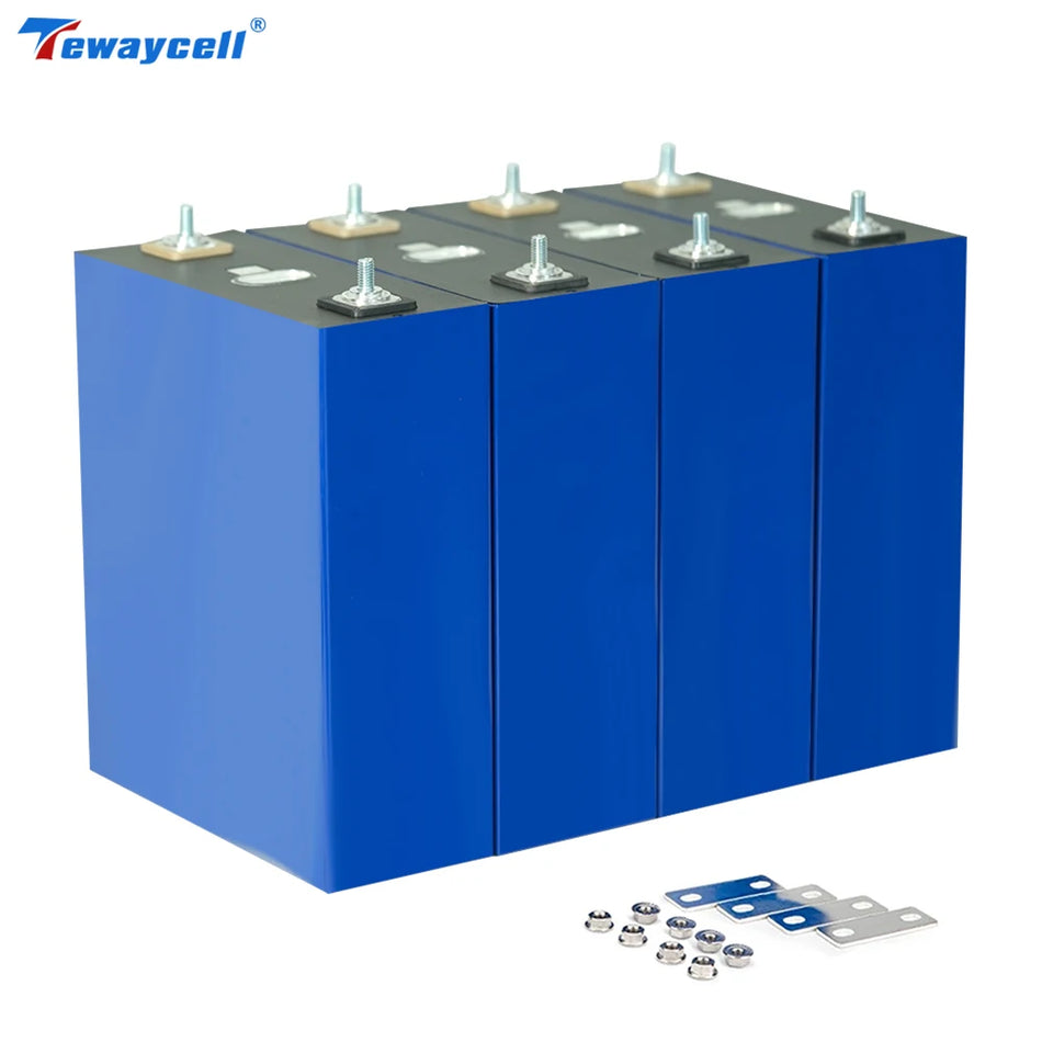 Tewaycell Batteria LiFePO4 280Ah Pacco Batteria Celle Prismatiche 3.2V Per Sistemi Solari Fotovoltaici Grado A