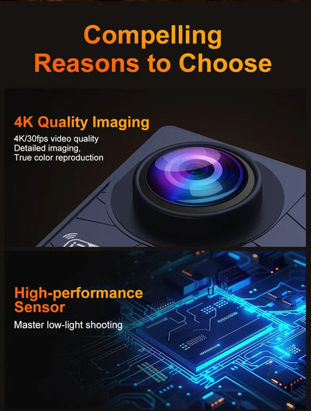 Sport Camera 1080p &ndash; Waterproof IP68 Action Cam with Remote Control