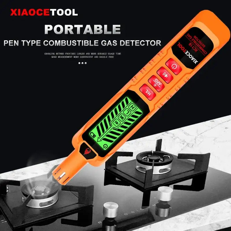 XC11AB Combustible Gas Leak Detector Mini Handheld With LCD