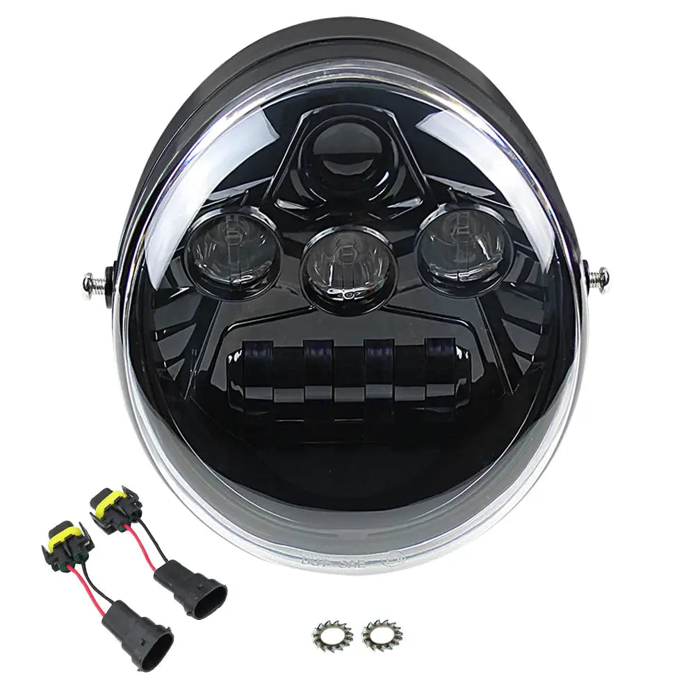 Front Headlight Hi Low Beam Motorcycle LED Light for V-Rod VRSC VRSCA VRSCAW VRSCB VRSCF VRSCSE VRSCSE2 VRSCR VRSCX Street Rod by InterCyprus Trading Ltd