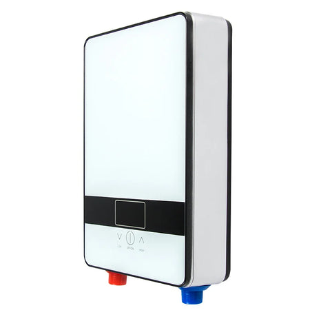 Instant Electric Water Heater Shower - Temp Display Beige