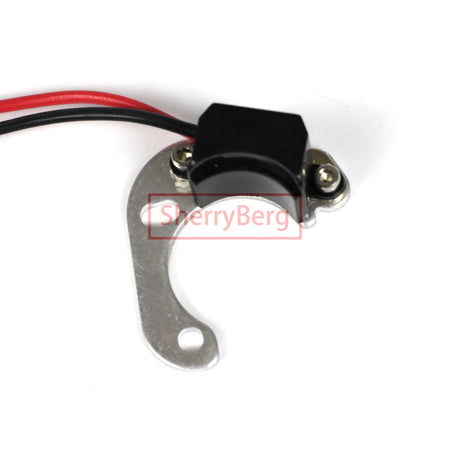 SherryBerg Electronic Ignition Kit FOR Lucas 22D6 23D6 25D6 Distributor with Powermax Red Rotor Arm Electrical Kit by InterCyprus Trading Ltd