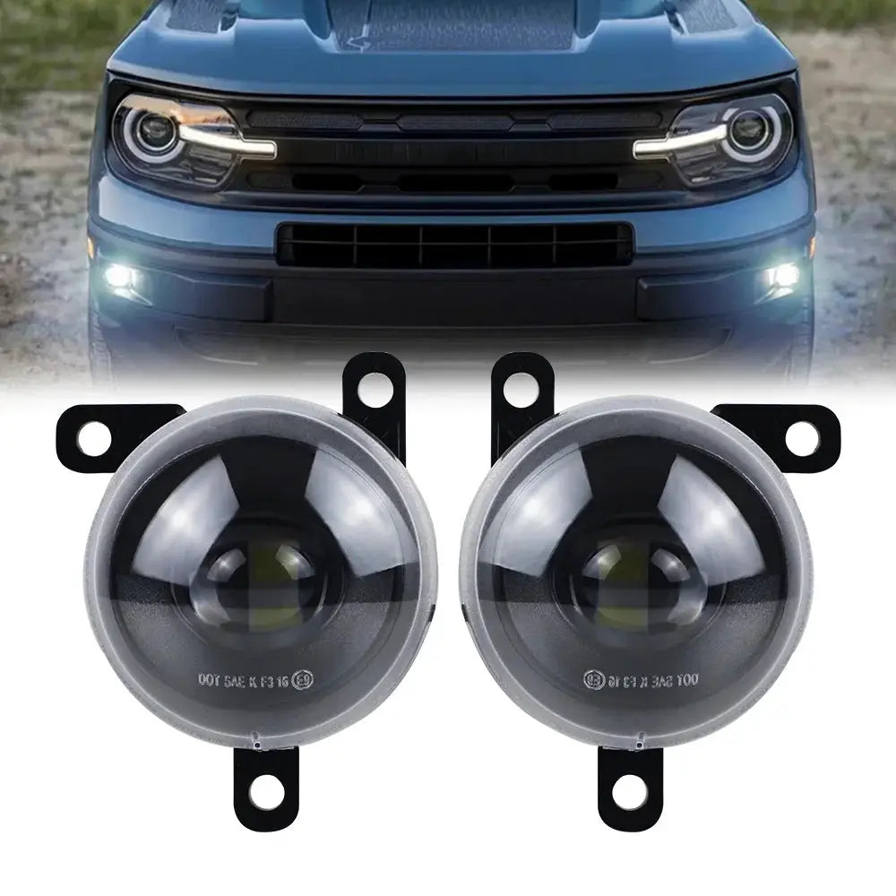 for Ford Bronco Sport 2021-2025 LED Front Bumper Fog Lights Driving Lamps by InterCyprus Trading Ltd