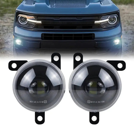 for Ford Bronco Sport 2021-2025 LED Front Bumper Fog Lights Driving Lamps by InterCyprus Trading Ltd