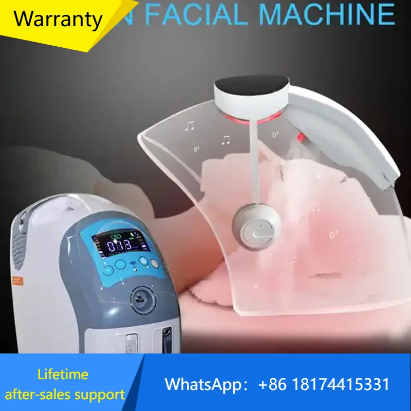 Oxygenová obličejová mašina hyperbarická sprejová terapie domů