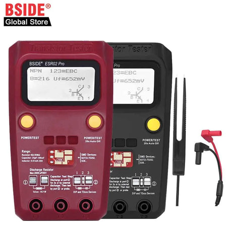 BSIDE ESR02 PRO Tester &ndash; ESR Meter for SMD Components
