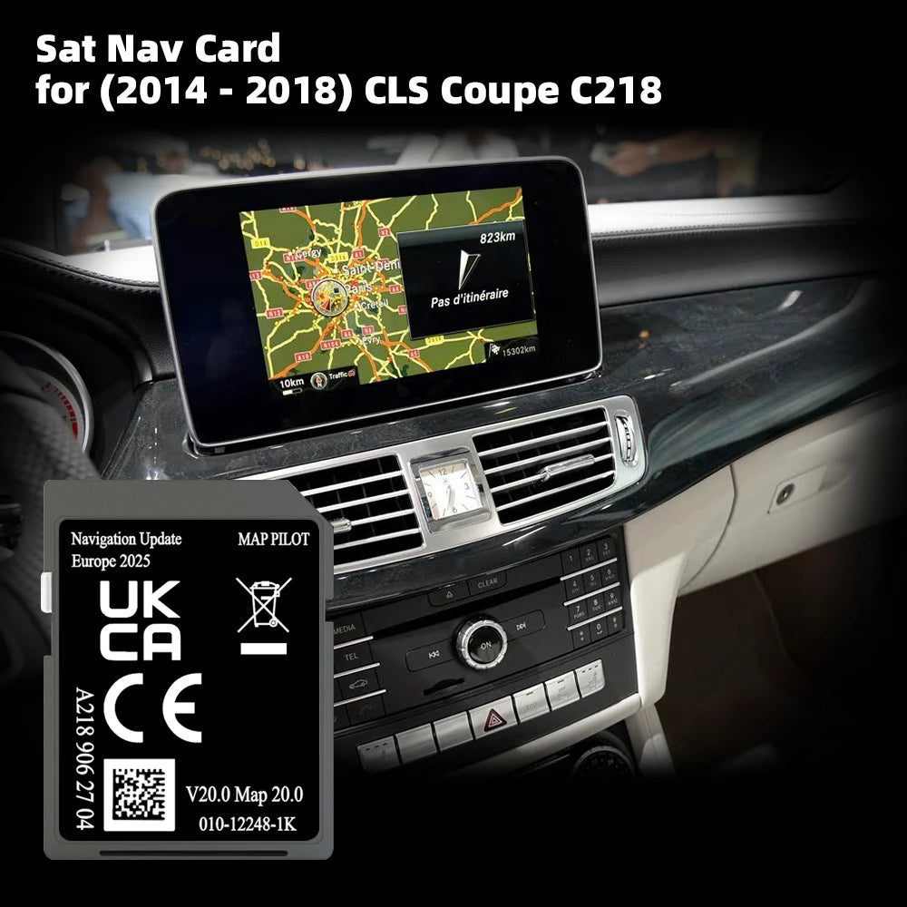 Fitting With For Mercedes CLS 2014 GPS SD 32GB &ndash; EU Maps CHINA / CLS 2014