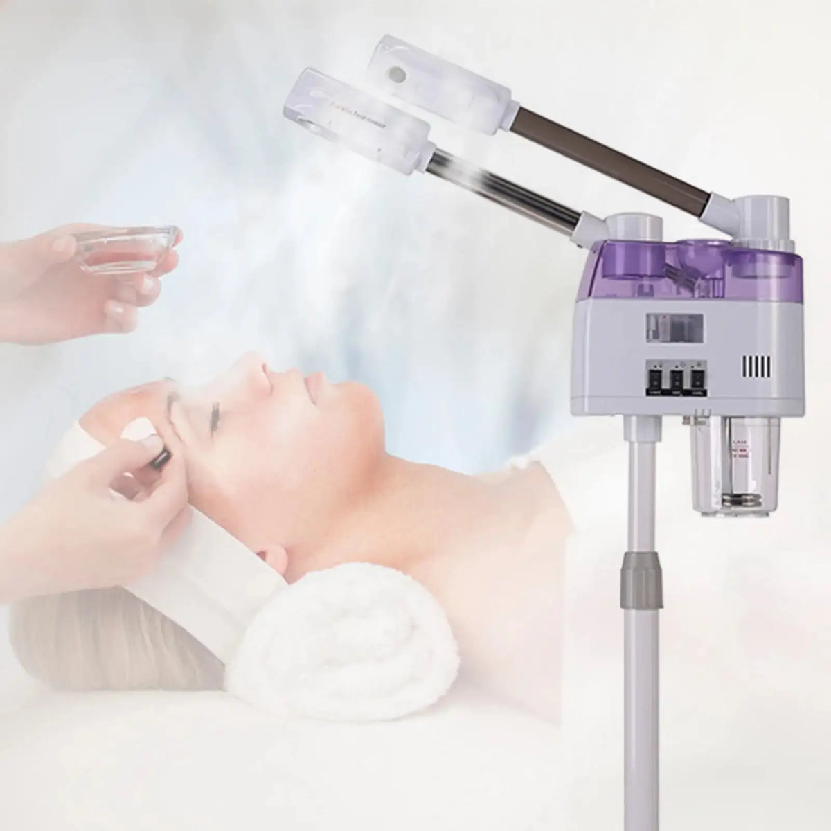 Facial Steamer &ndash; Hot And Cold Spray For Spa At Home Deluxe