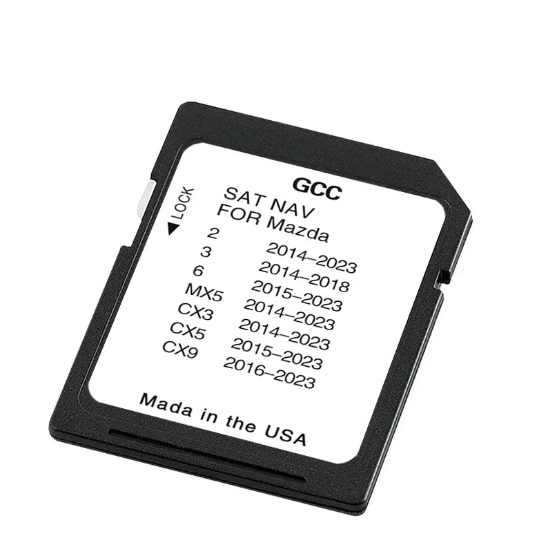 Navigation Memory Card GCC Gulf Maps 8GB &ndash; Mazda Compatible