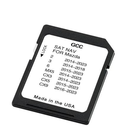 Navigation Memory Card GCC Gulf Maps 8GB &ndash; Mazda Compatible
