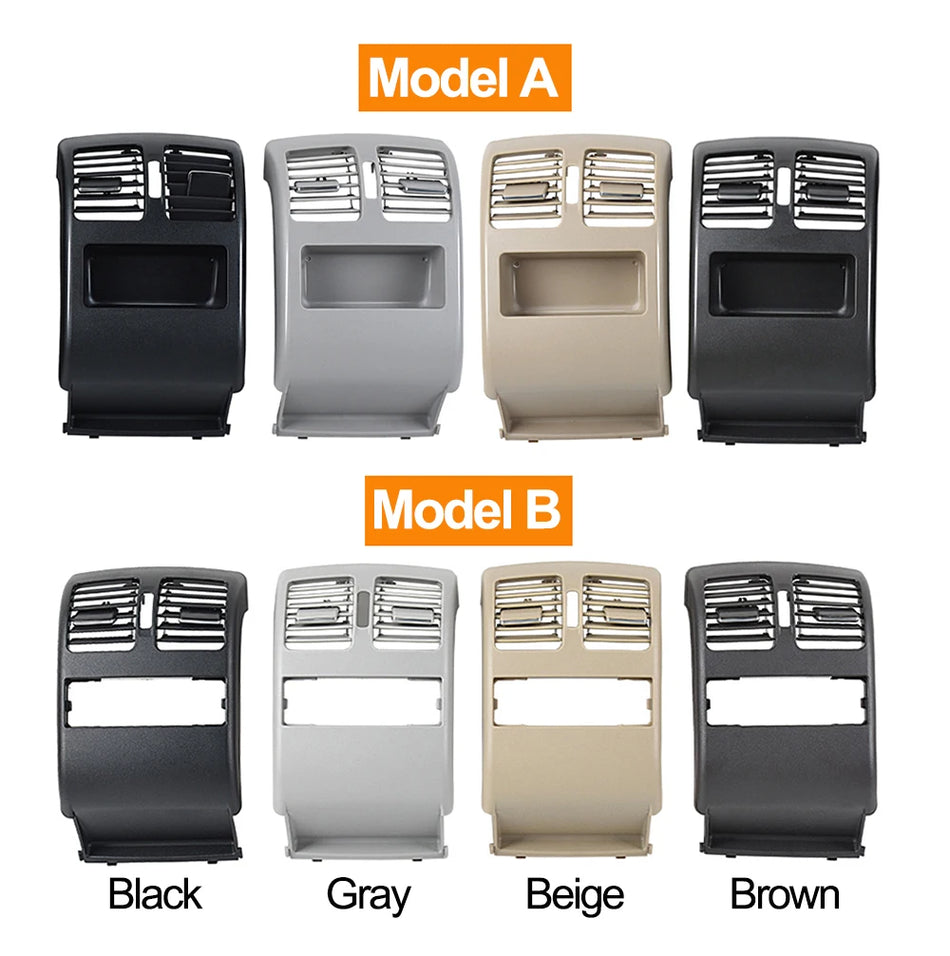 High-Quality Rear Console Air Vent Grill Cover PC and ABS for Mercedes-Benz GLK X204