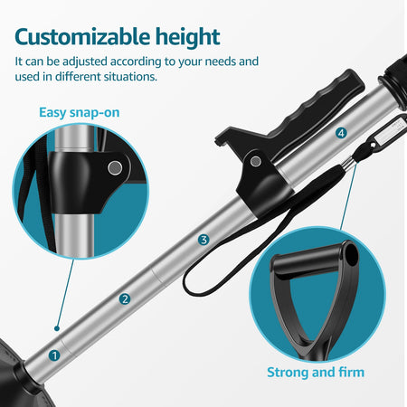 Adjustable Standing Aid &ndash; Non-Slip Mobility Support for Elderly