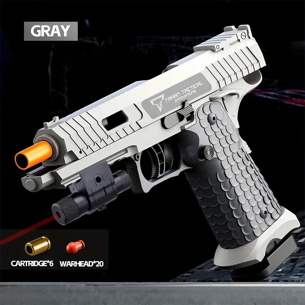 G17 Soft Bullet Blowback Toy Gun 2011Gray