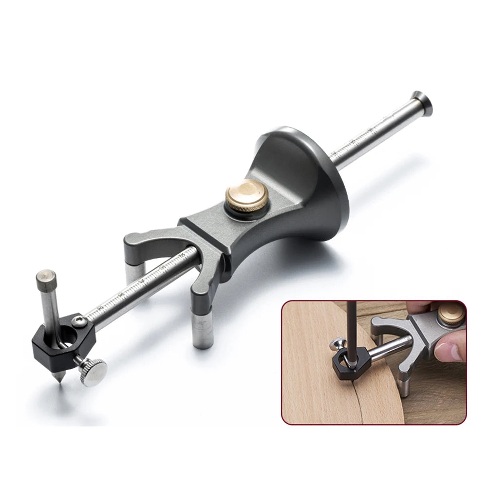 Houtbewerking Tekenmachine Houtbewerking Kraspen Hoek Kraspen Stalen Liniaal Positionering Blok Houtbewerking Lijn Kraspen Gauge Meetinstrument(TypeB with ruler Houtbewerking Tekenmachine Houtbewerking Kraspen Hoek Kraspen Stalen Liniaal Positionering Blok Houtbewerking Lijn Kraspen Gauge Meetinstrument(TypeB with ruler