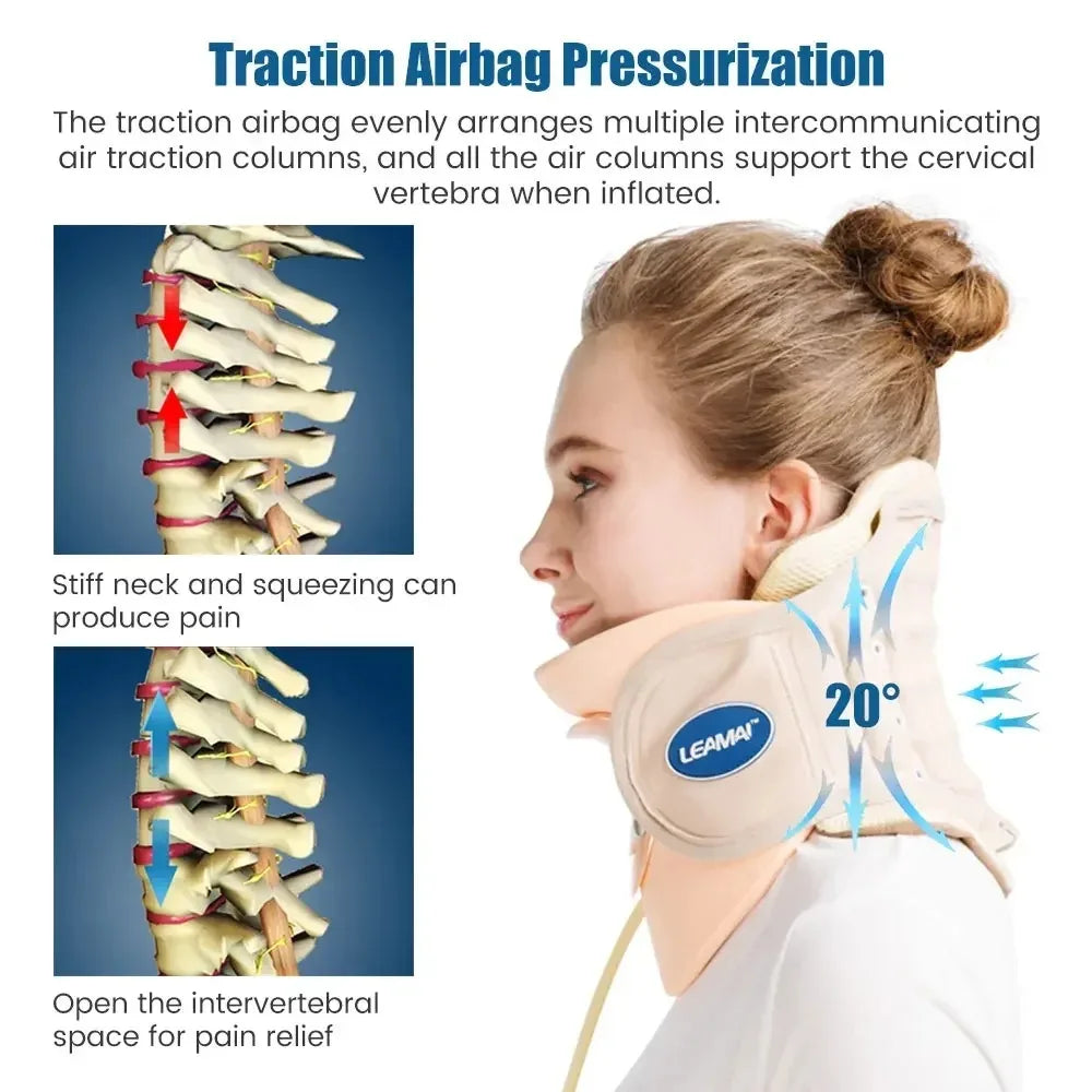 Cervical Collar Neck Brace &ndash; Adjustable Pain Relief