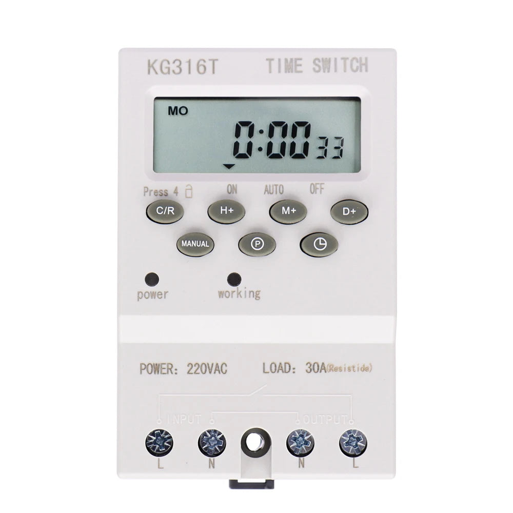KG316T-II Digital Timer Switch &ndash; Power Outage Memory KG316T