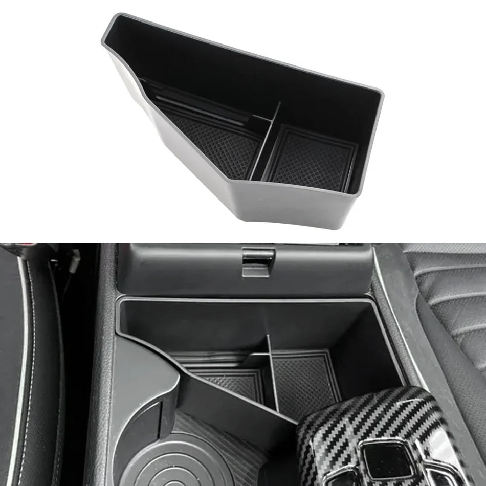 Center Console Storage Box for Kia Sportage NQ5 ABS Plastic with Rubber Backing Non Slip