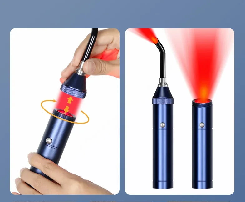 Στυλό Θεραπείας με Κόκκινο Φως Υπέρυθρο LED για Ανακούφιση Πόνου στο Σπίτι