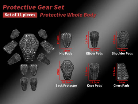 WOSAWE CE Motorcycle Back Protector &ndash; High Elasticity
