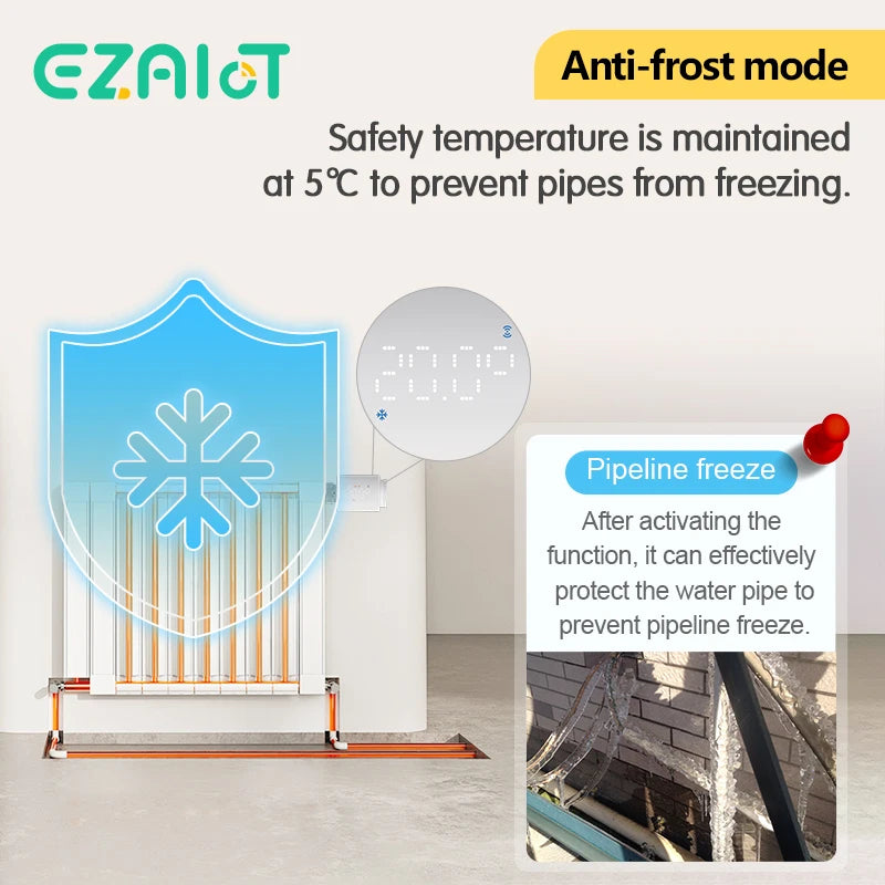 Zigbee 3.0 Thermostatic Valve &ndash; Alexa Google Voice Control