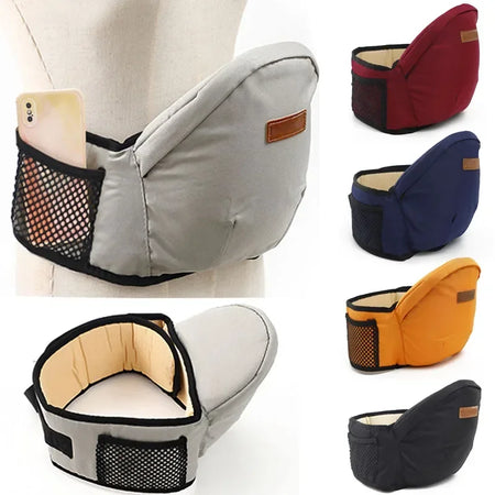 Multicolor Baby Carrier Waist Stool with 45&deg; Sling Hold | Infant Hip Seat