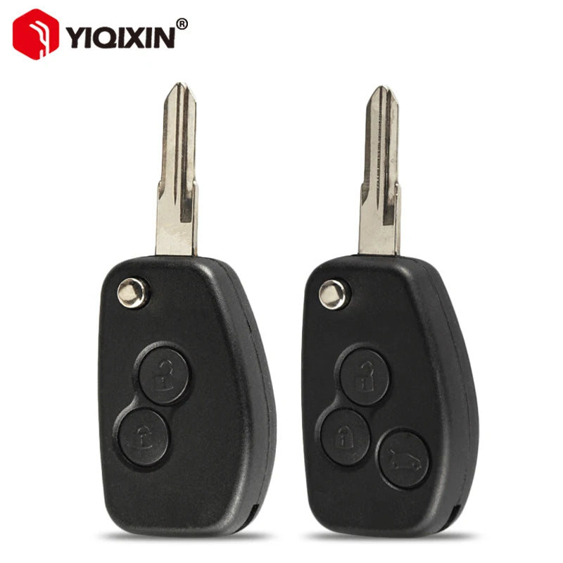 Võtme korpus Renault Clio 2 kuni 3 nupuni lõikamata VAC102 NE72 tera, ABS plastist, vastupidav